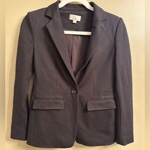 Black Blazer Loft Petites 2P single button